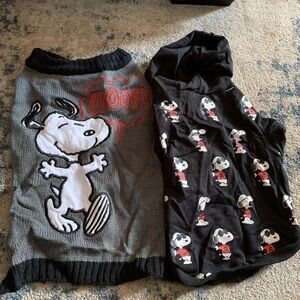 NWOT Joe Cool Hoodie & Snoopy Sweater Set Size M